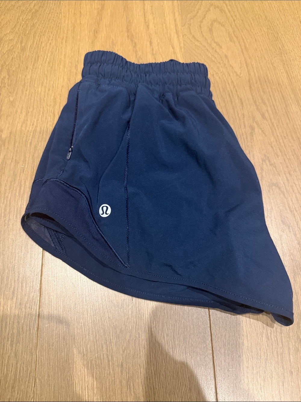 lululemon athletica Navy Athletic Short with Built-In Shorts